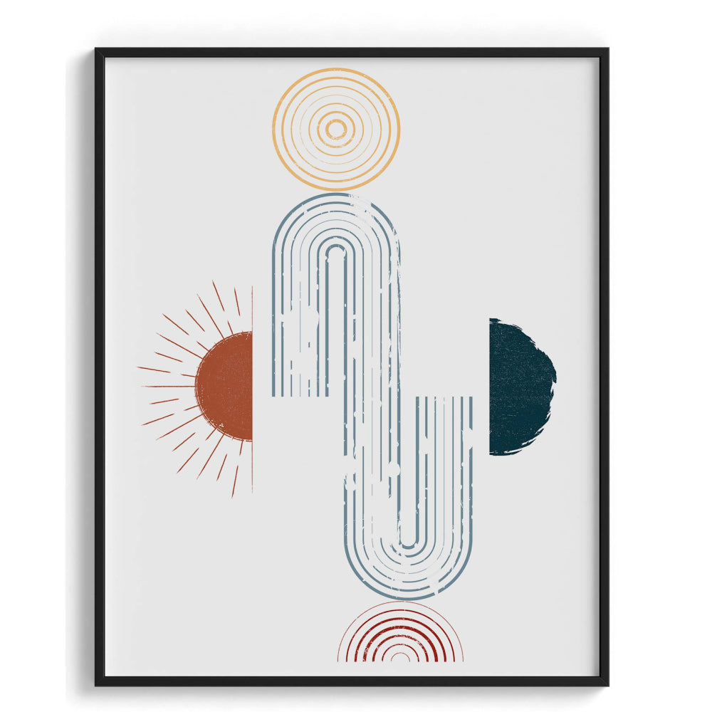Lines and curves Wall Art Frames
