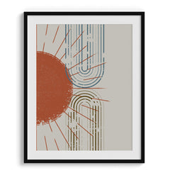 Lines and curves Modern Wall Art