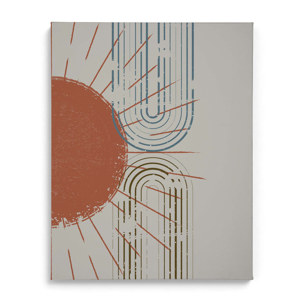 Lines and curves Modern Wall Art