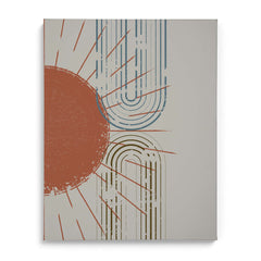 Lines and curves Modern Wall Art