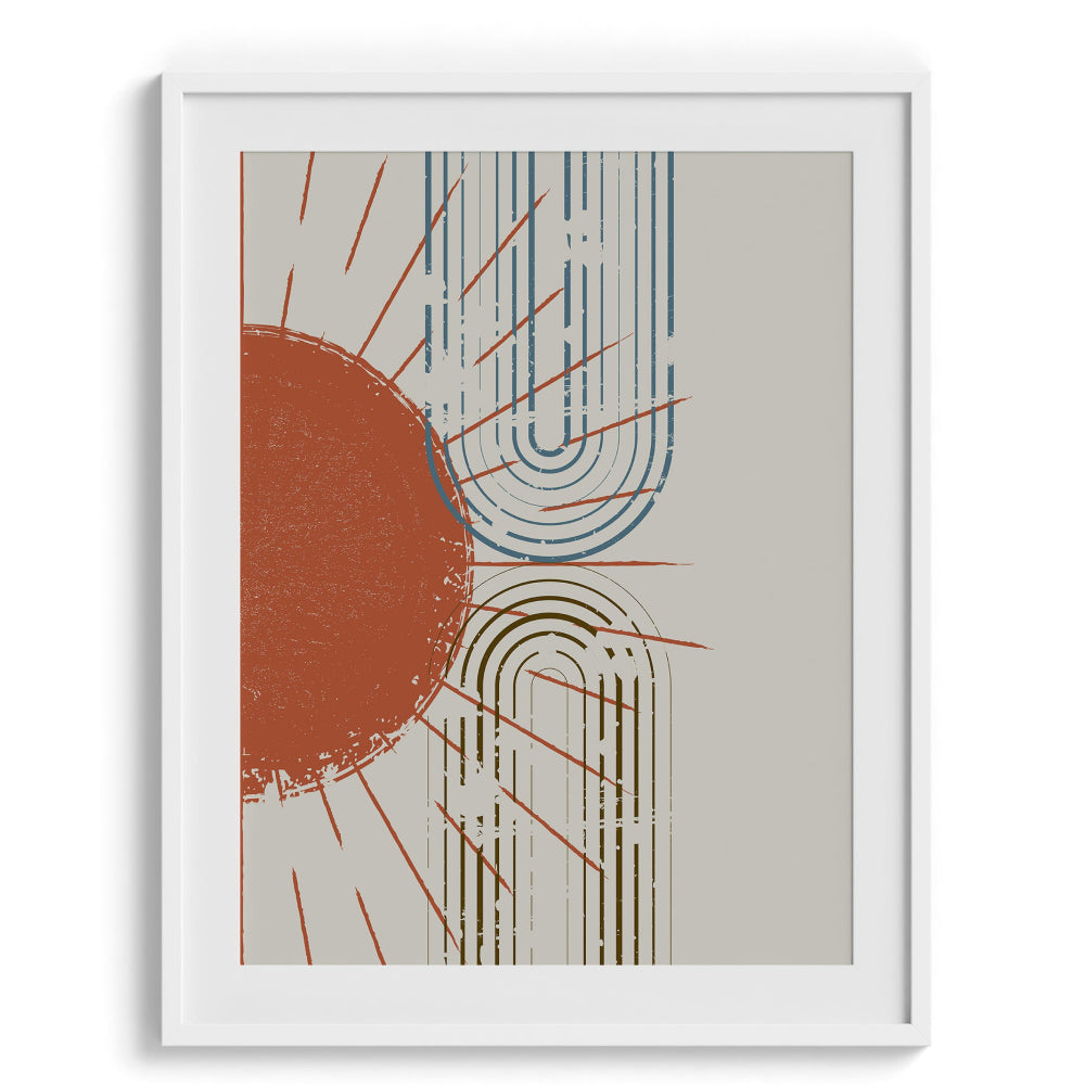 Lines and curves Modern Wall Art
