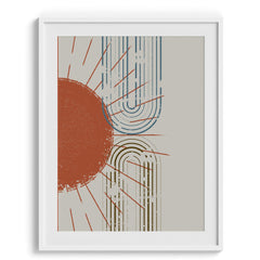 Lines and curves Modern Wall Art
