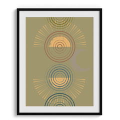 Lines and curves Wall Art Painting