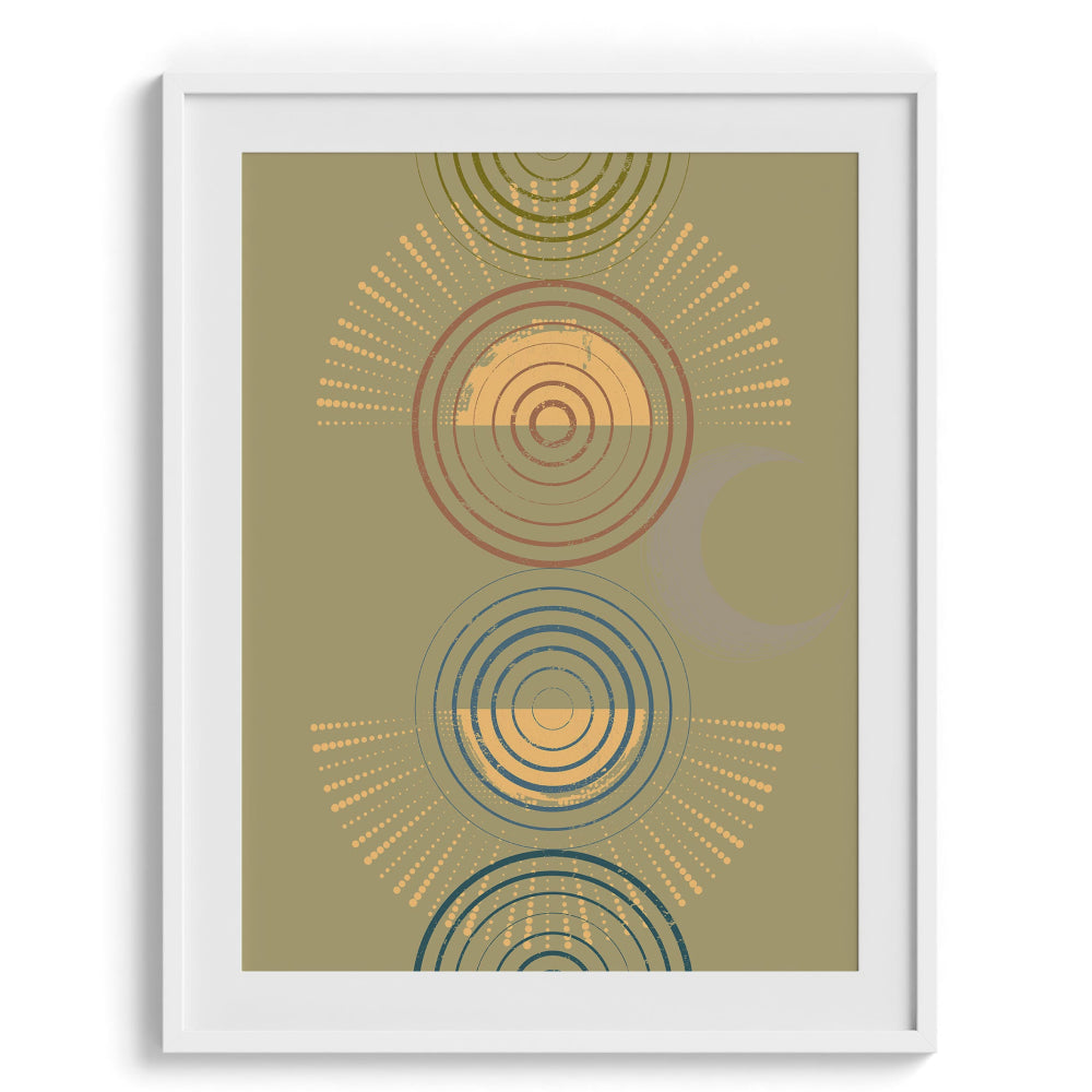 Lines and curves Wall Art Painting