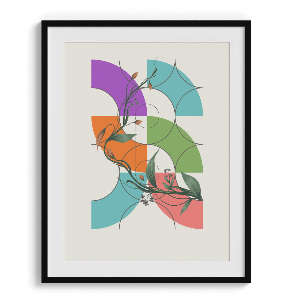 Effervescent Botany Framed Art For Wall