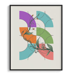 Effervescent Botany Framed Art For Wall