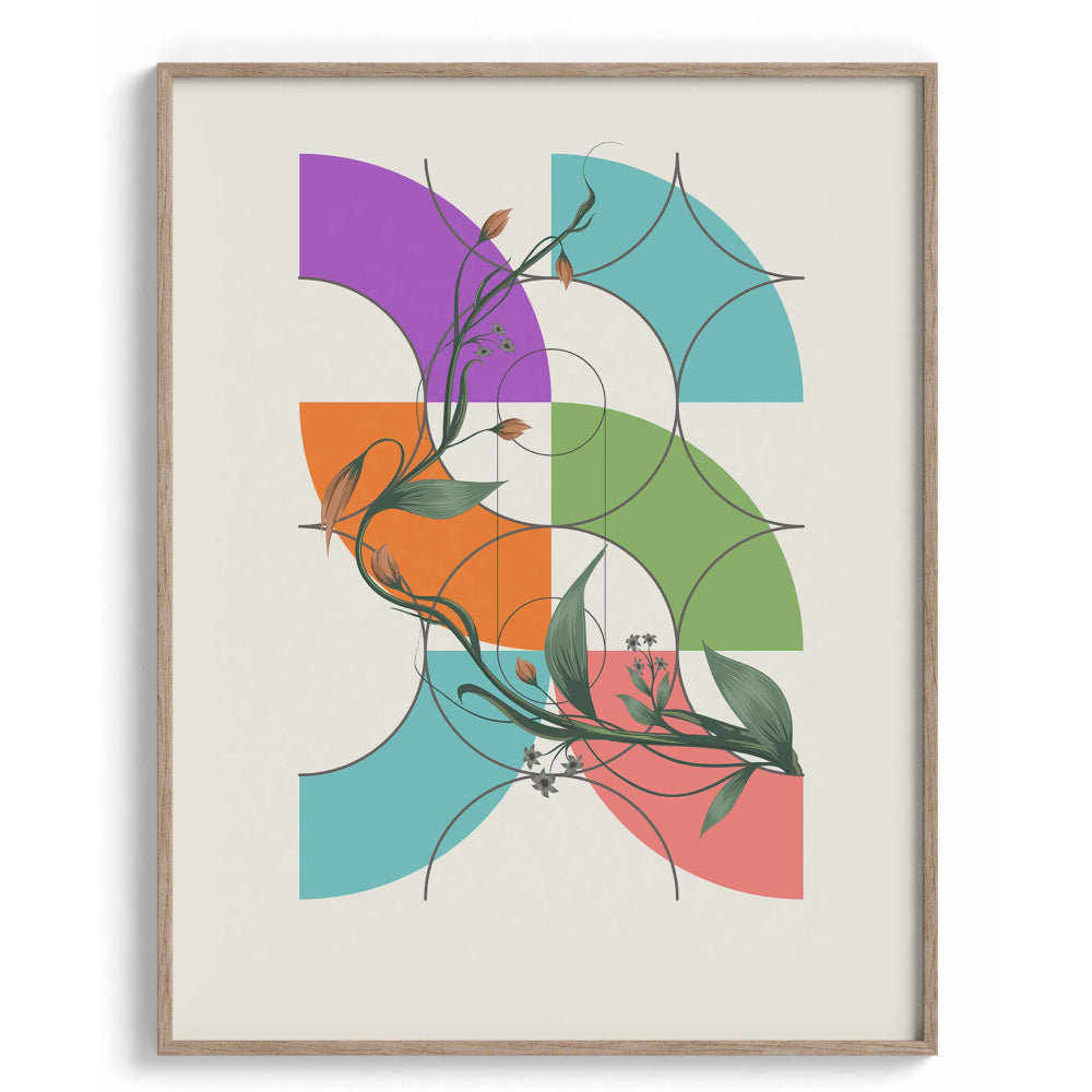 Effervescent Botany Framed Art For Wall