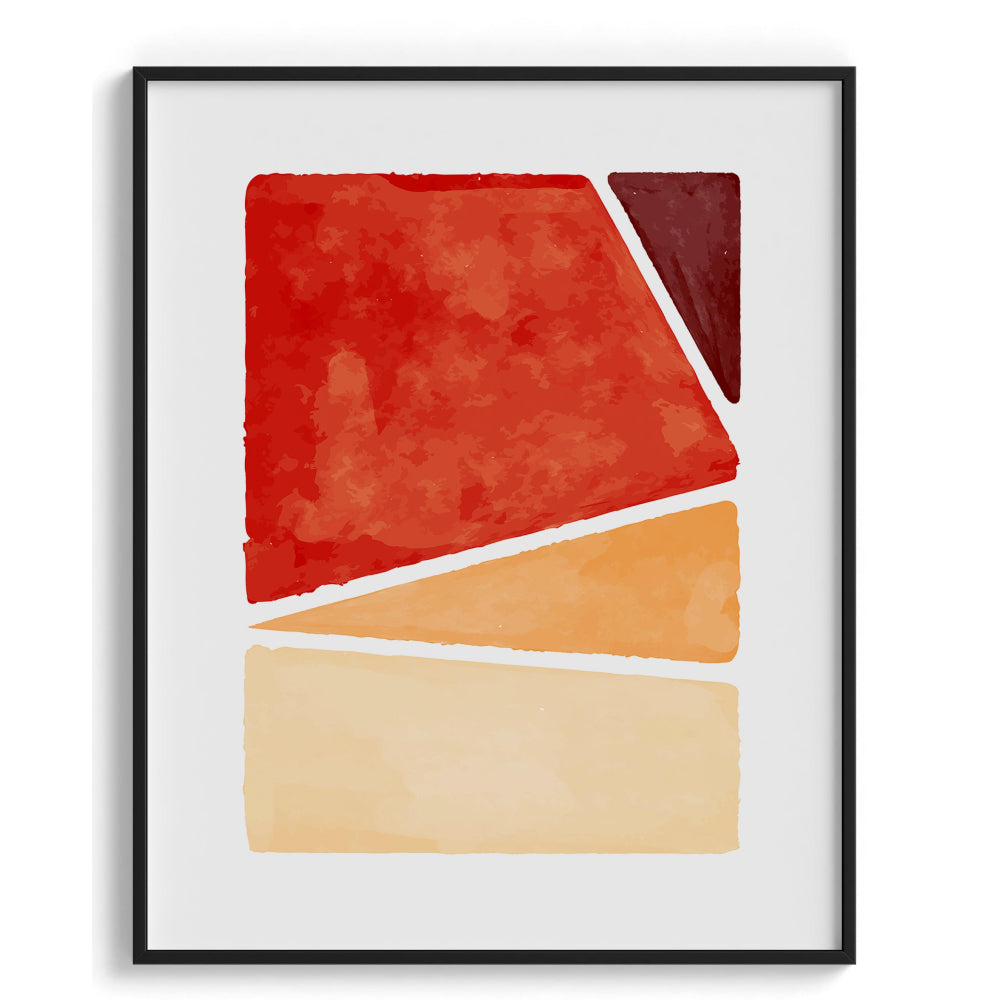Color block Modern Wall Art