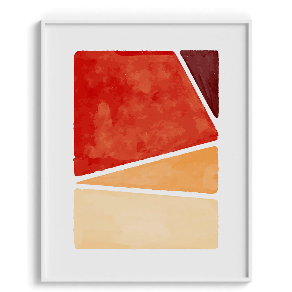 Color block Modern Wall Art