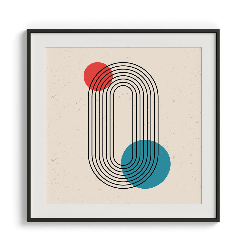 Curved lines Canvas Wall Art