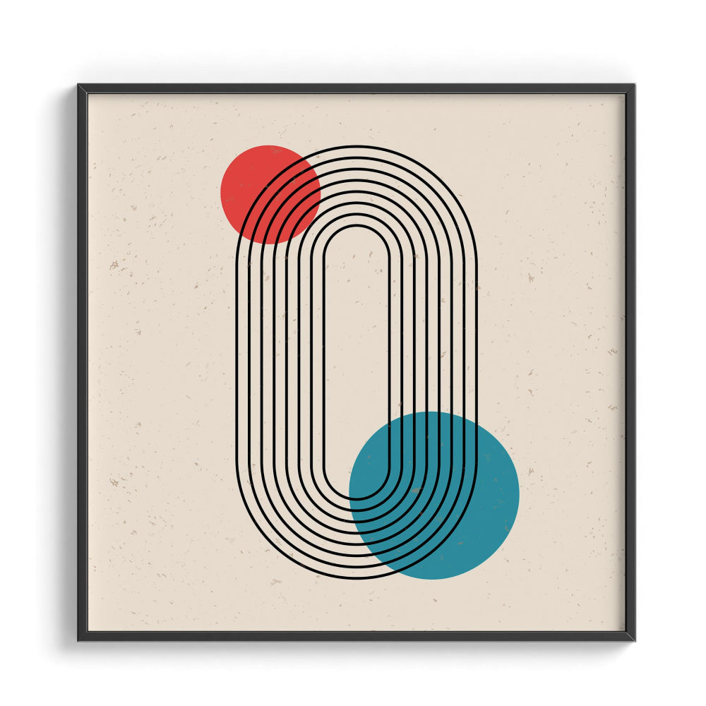 Curved lines Canvas Wall Art