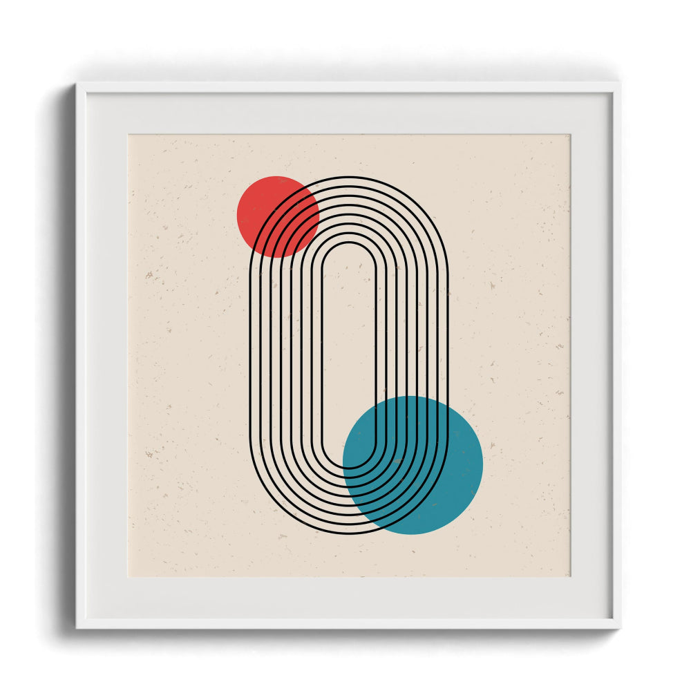 Curved lines Canvas Wall Art