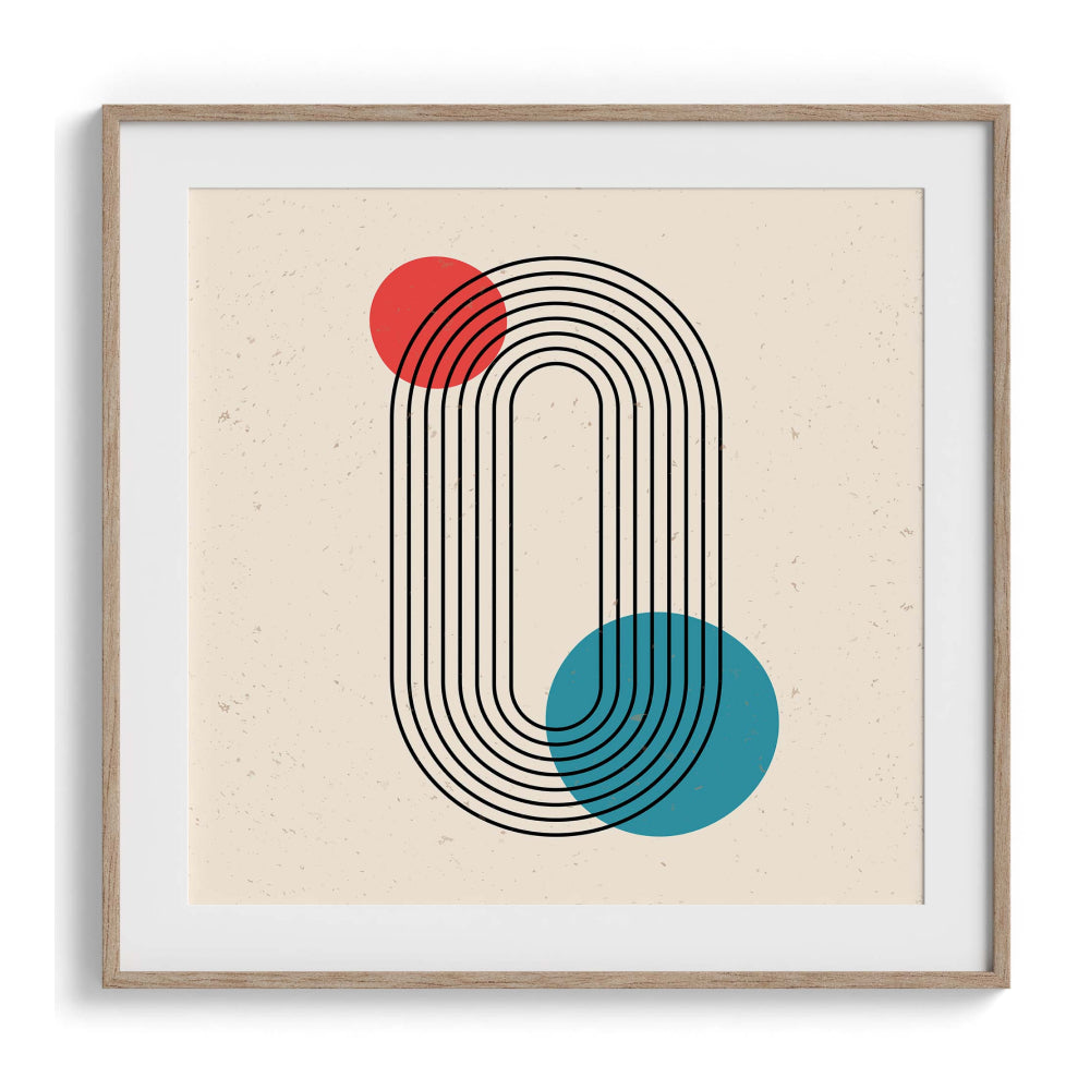 Curved lines Canvas Wall Art