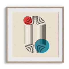 Curved lines Canvas Wall Art