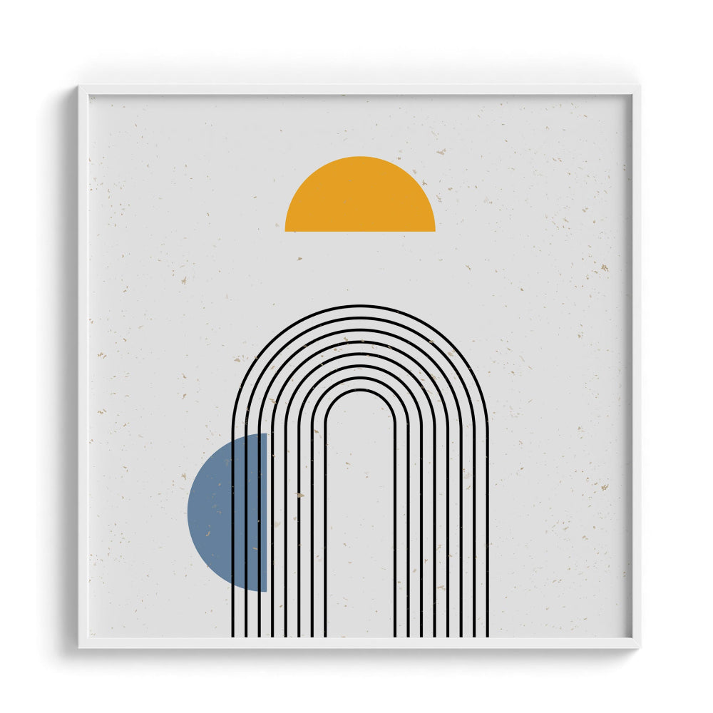 Curved lines Wall Painting For Bedroom