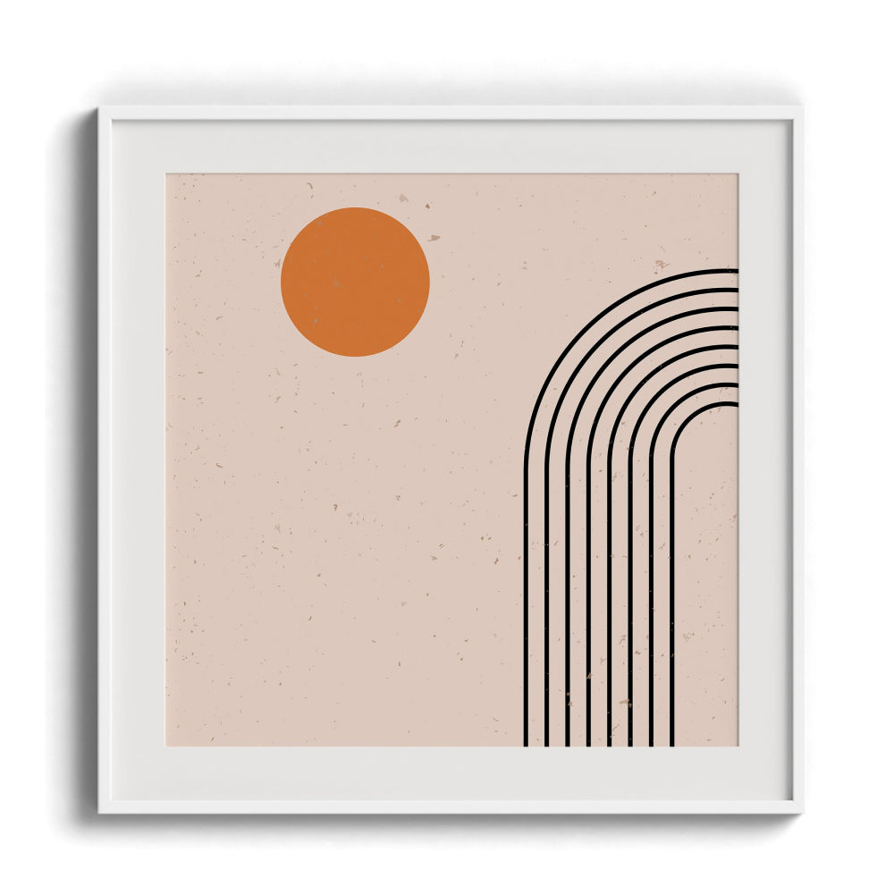 Curved lines Wall Art Painting
