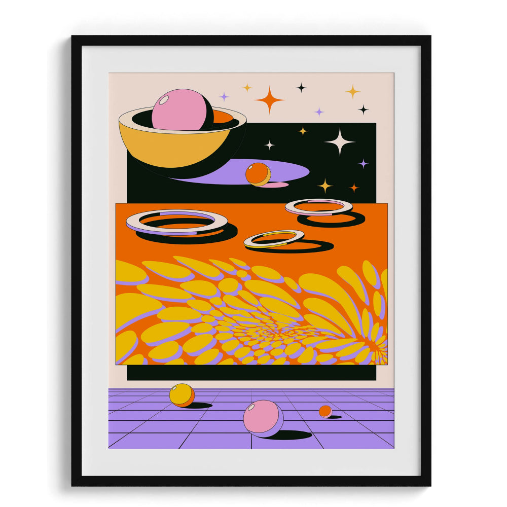 Retro retake Canvas Wall Art