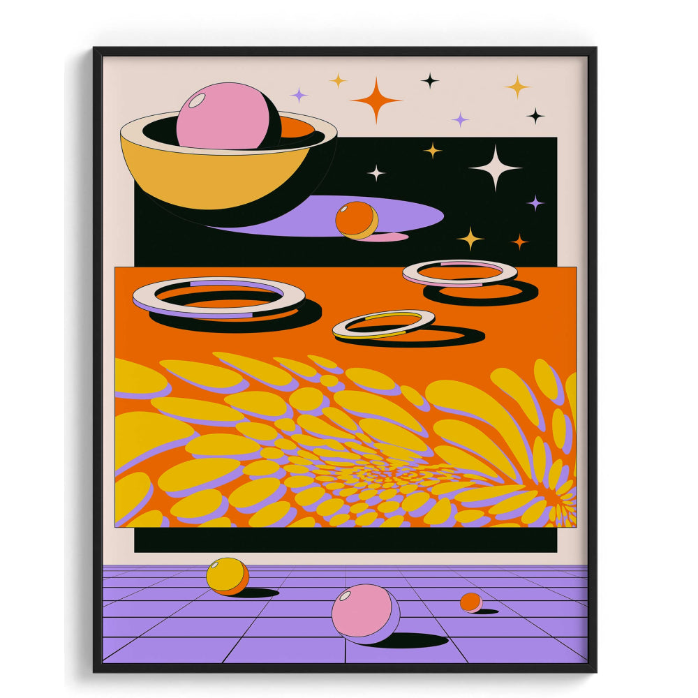 Retro retake Canvas Wall Art