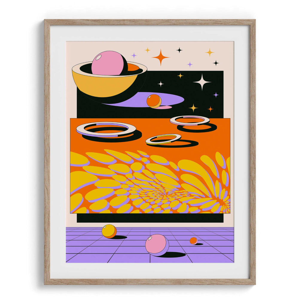 Retro retake Canvas Wall Art