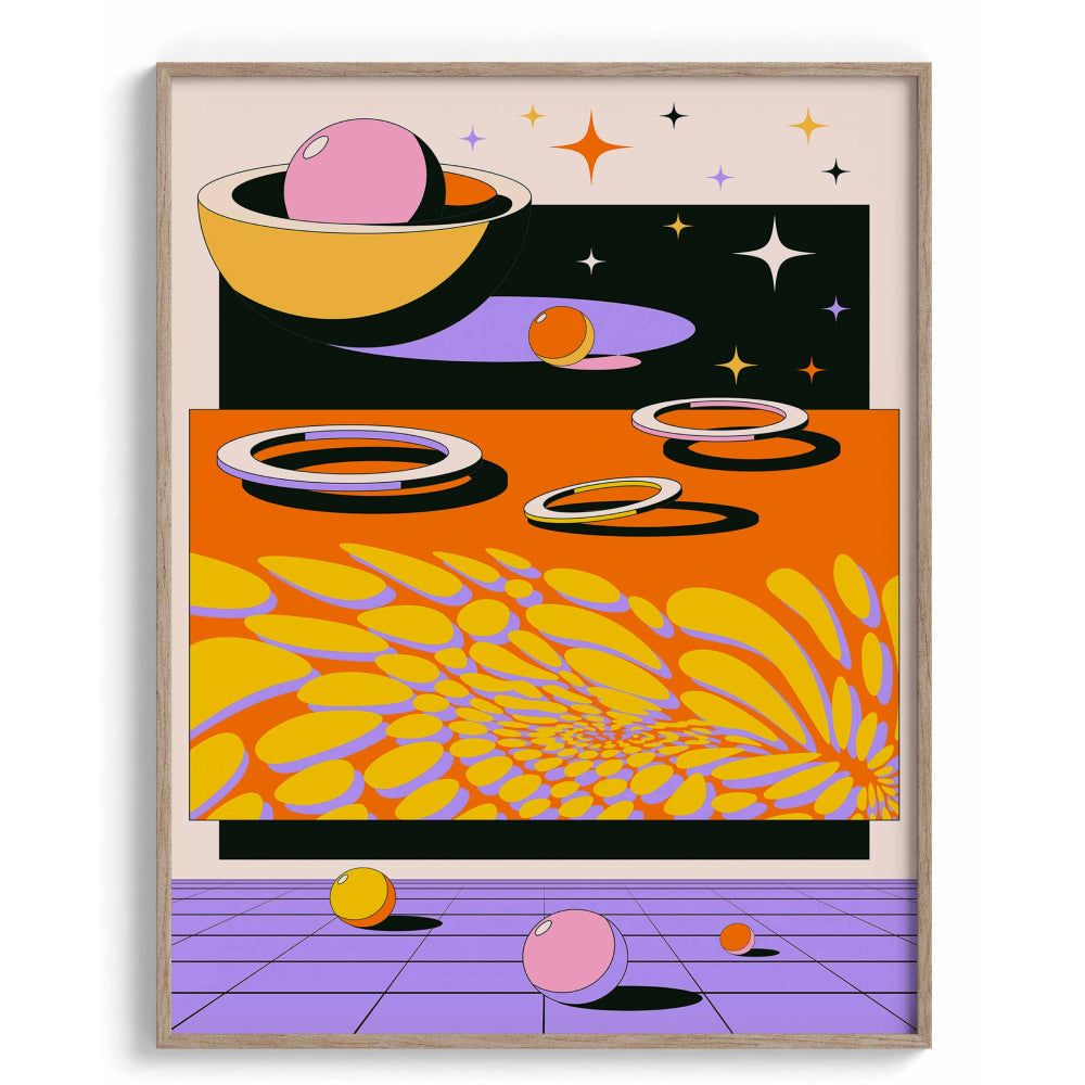Retro retake Canvas Wall Art