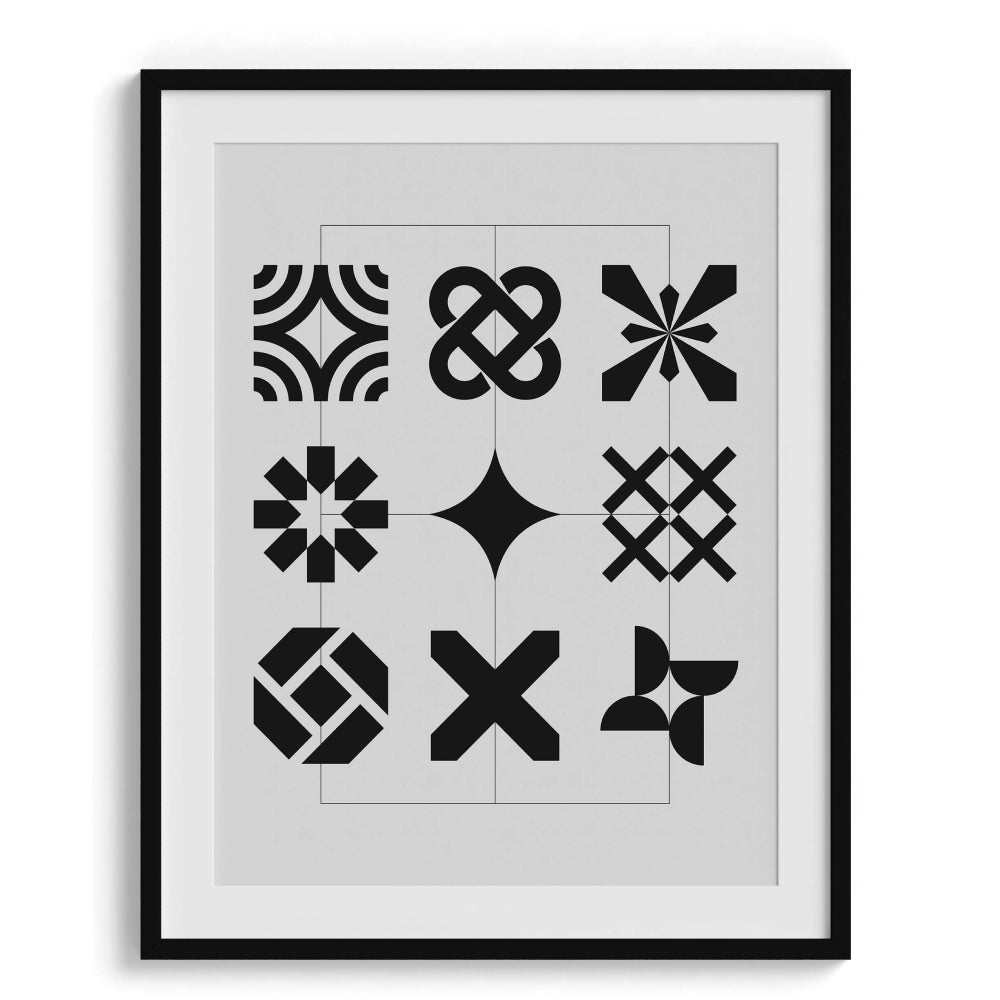 Follow the geometry Canvas Wall Art