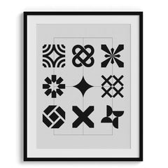 Follow the geometry Canvas Wall Art