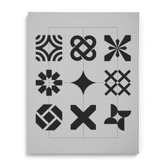 Follow the geometry Canvas Wall Art