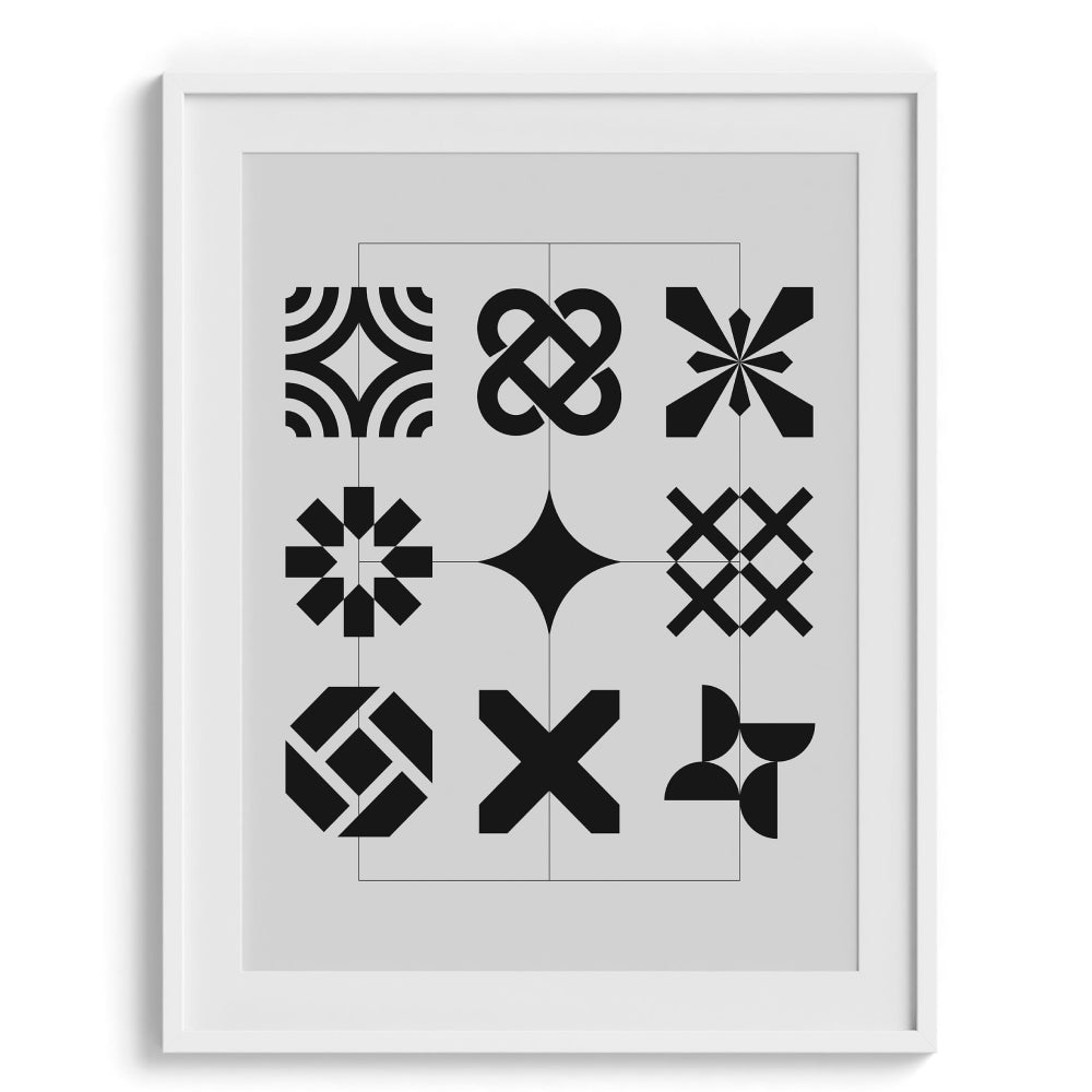 Follow the geometry Canvas Wall Art