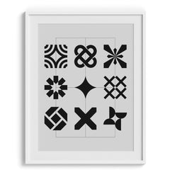 Follow the geometry Canvas Wall Art
