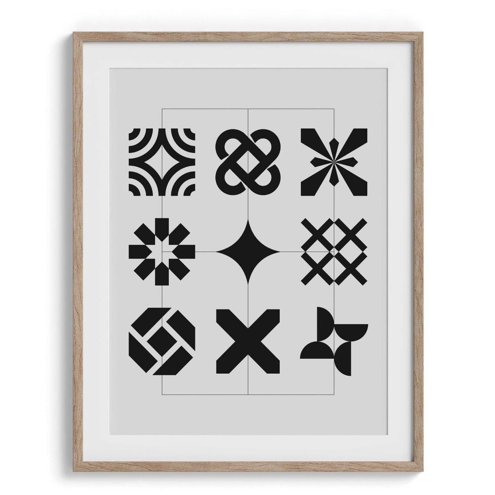 Follow the geometry Canvas Wall Art