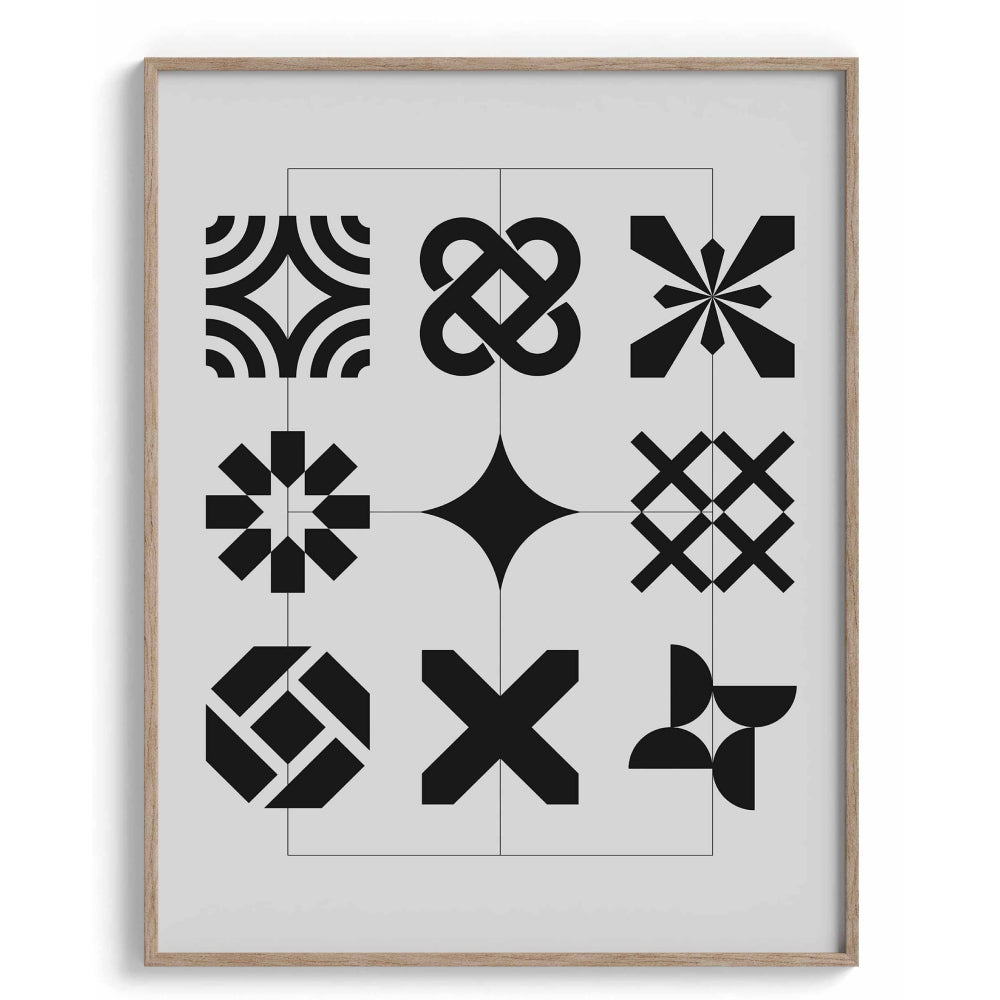 Follow the geometry Canvas Wall Art