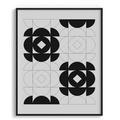 Follow the geometry Framed Art For Wall