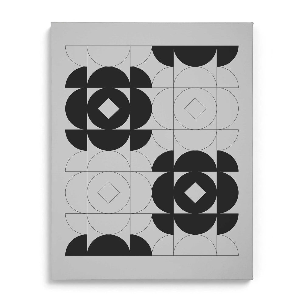 Follow the geometry Framed Art For Wall