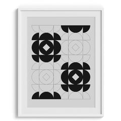 Follow the geometry Framed Art For Wall