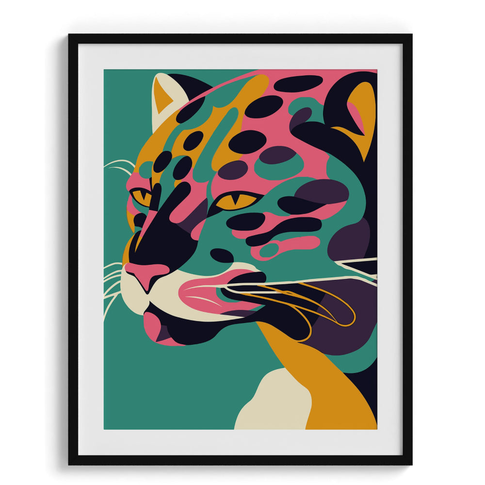Prismatic Prowl Framed Art For Wall