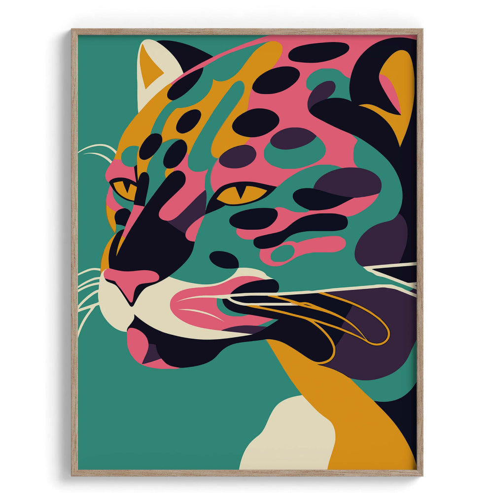 Prismatic Prowl Framed Art For Wall