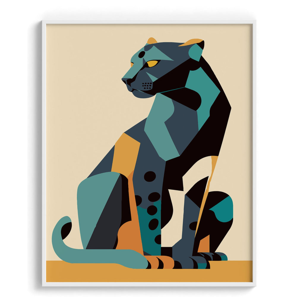 Prismatic Prowl Wall Art Painting