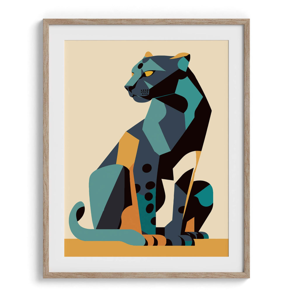 Prismatic Prowl Wall Art Painting
