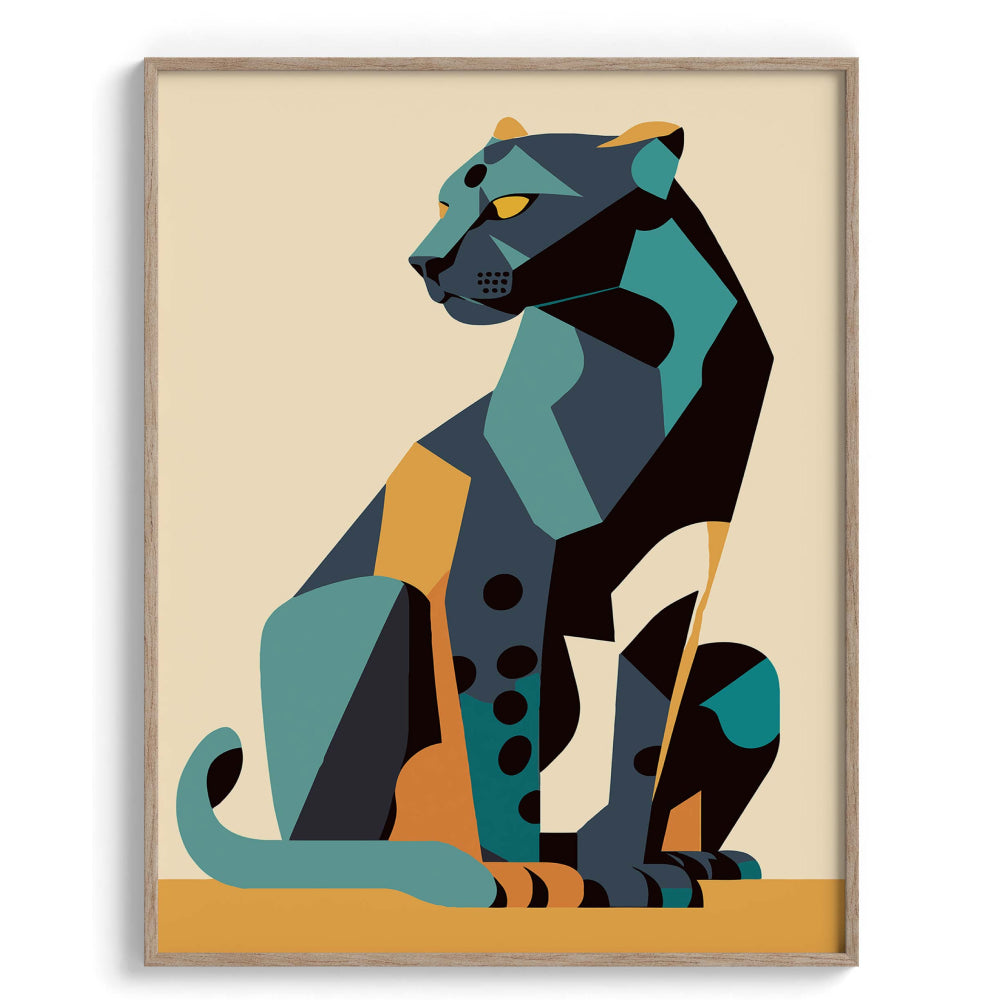 Prismatic Prowl Wall Art Painting