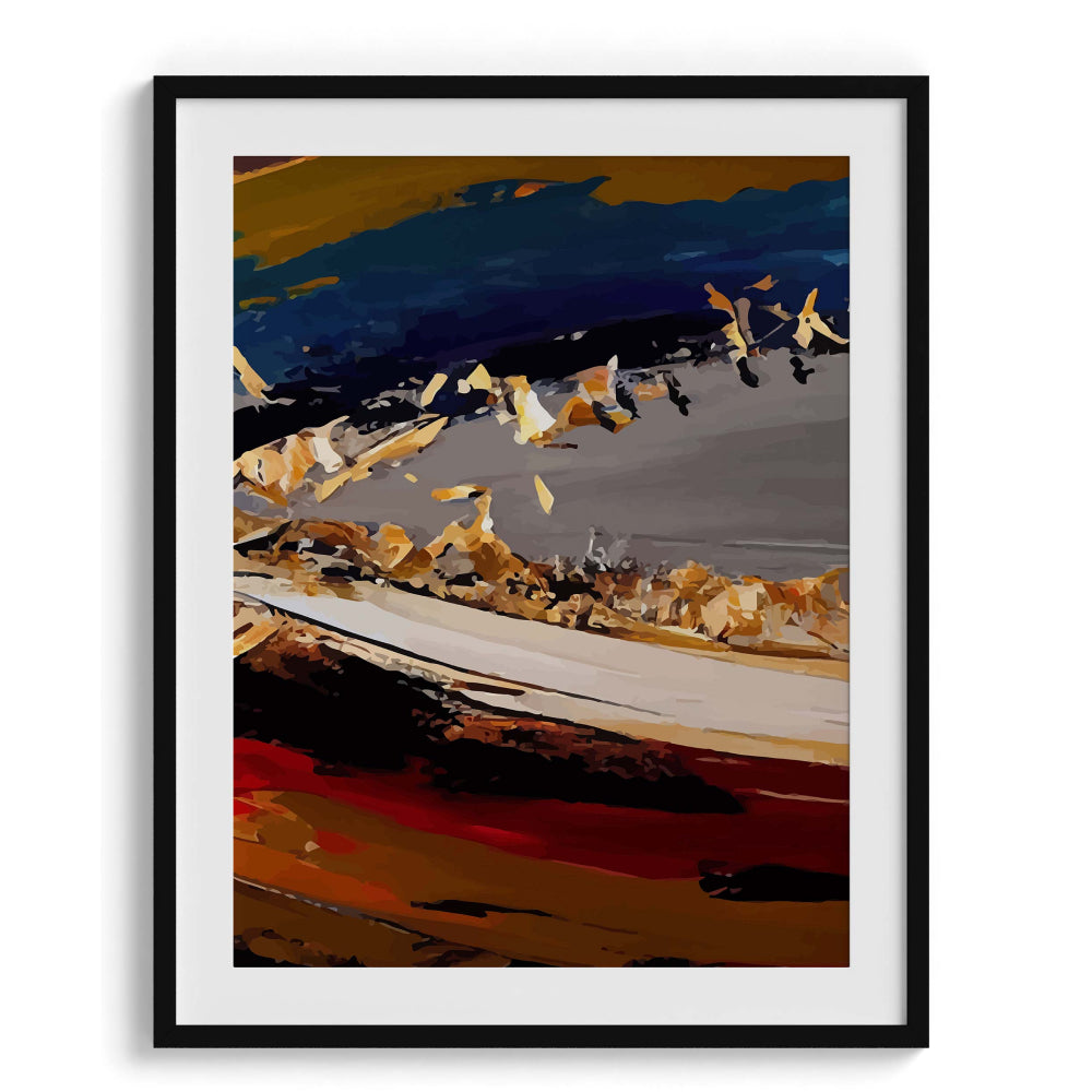 Dreamwave Palette Framed Art For Wall