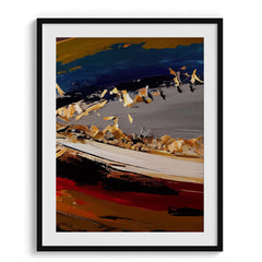 Dreamwave Palette Framed Art For Wall