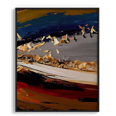 Dreamwave Palette Framed Art For Wall