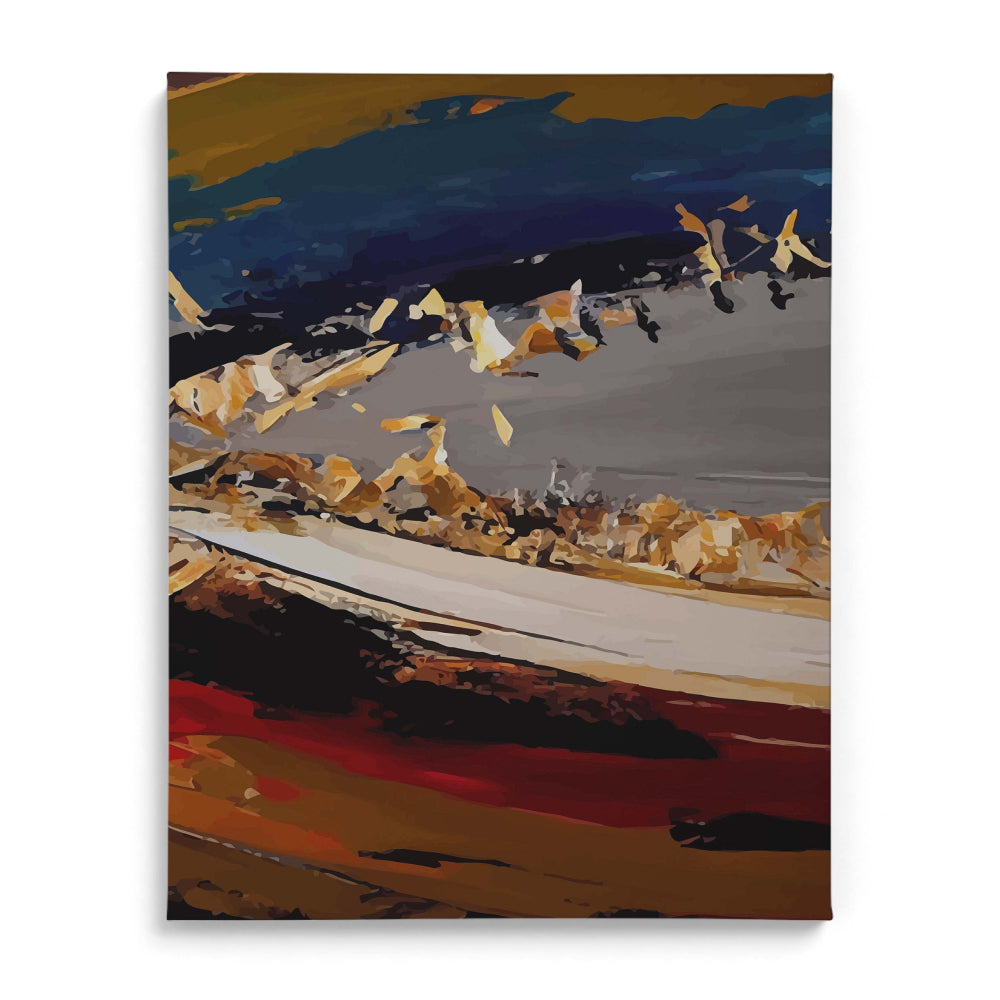 Dreamwave Palette Framed Art For Wall