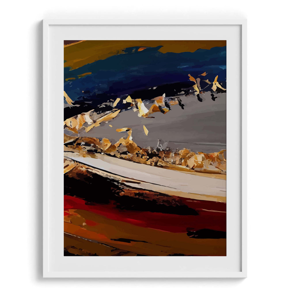 Dreamwave Palette Framed Art For Wall