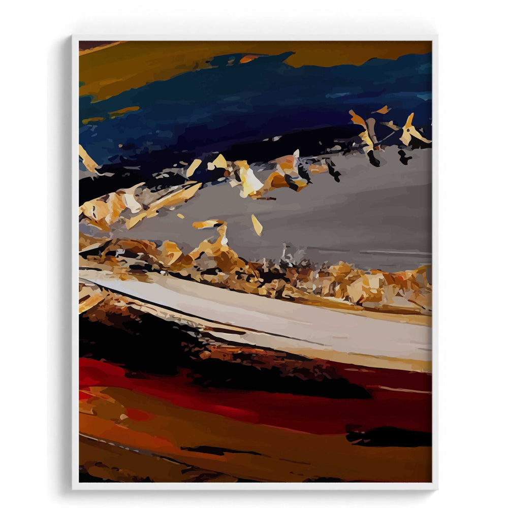 Dreamwave Palette Framed Art For Wall