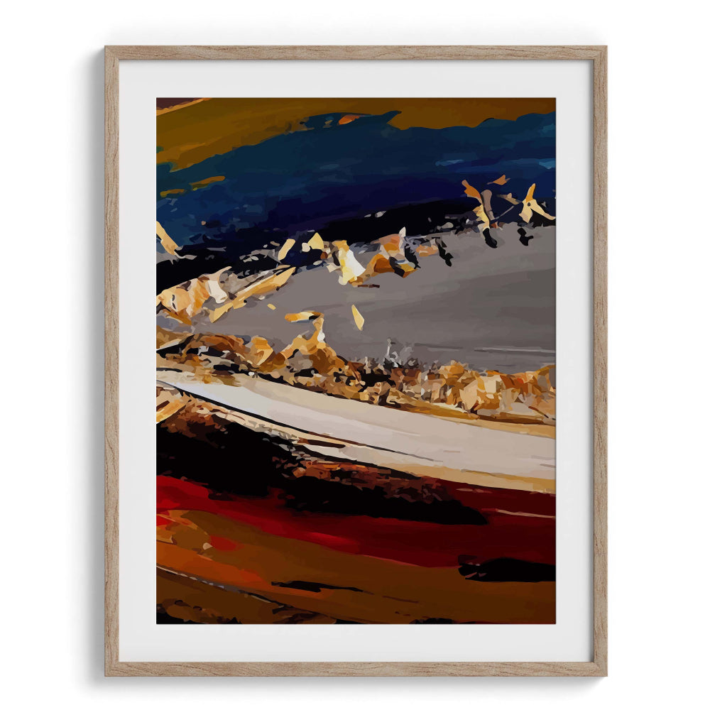 Dreamwave Palette Framed Art For Wall
