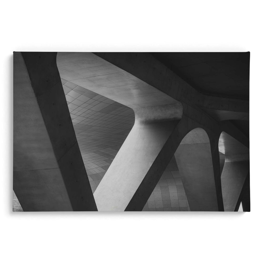 Architectural Flux Canvas Wall Paintings