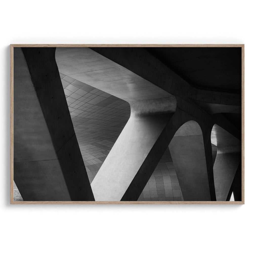 Architectural Flux Canvas Wall Paintings