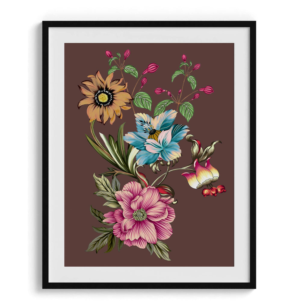 Azure Bloom Canvas Wall Paintings
