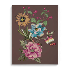 Azure Bloom Canvas Wall Paintings